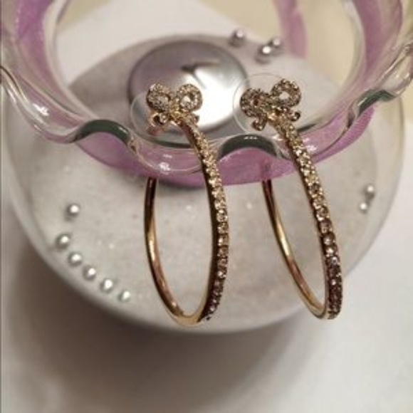 Betsey Johnson Jewelry - *HOST PICK*SALE Betsy Johnson Bow  earrings NWT